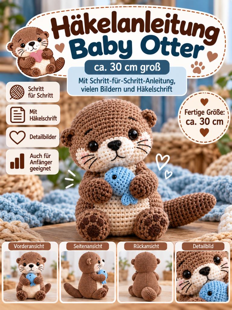Häkelanleitung Kuschelfloh